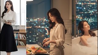 The hidden secret of the female teacher(crossdresser working vlog)❤️