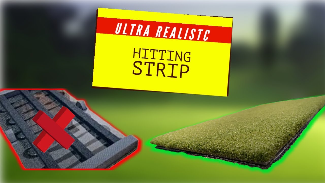 How to Make an ULTRA REALISTIC Golf Hitting Mat in UNDER 2 MINUTES YouTube