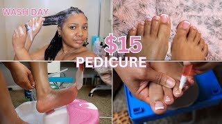 Pedicure at Home, Acrylic Toes Dupe? Mini Twists Wash Day | Maintenance & Hair Care Routine Net Worth