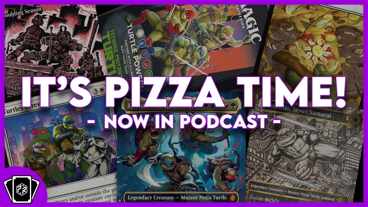 IT WAS TMNT - Unboxing a MTG Kamigawa Collector box and Podcasting about TCG
