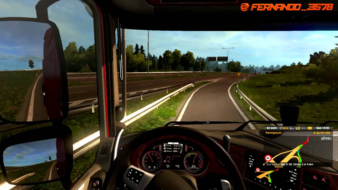 Jogo de caminhão - Euro truck simulator 2 