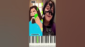 Mangos Steve Original VS Anime (Minecraft) @fash - Piano Tutorial