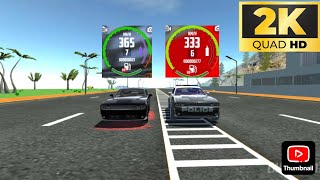 Car Simulator 2 | Dodge Challenger | Police vs Normal | #carsimulator2 | Speed Comparison screenshot 5