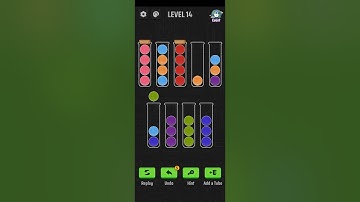 Ball Sort Puzzle Level 14 solution,  Ball Sort Puzzle - Color Games, EasyFun Puzzle Game Studio