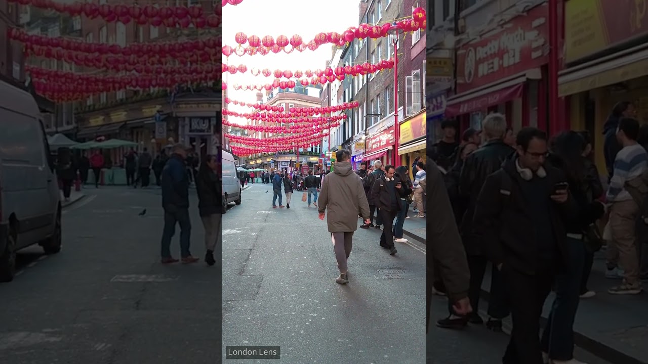 Central London  Evening Walk -Piccadilly to Chinatown London Lens Walking tour 4K Short 25.