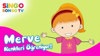 MERVE Renkleri Öğreniyor 🟠🟢🟣 – SingoSongo TV I İsme Özel Çocuk Şarkıları 🎵