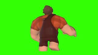 Wreck It Ralph Walk Animated Back Chroma