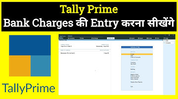 Bank Charges Entry in TallyPrime