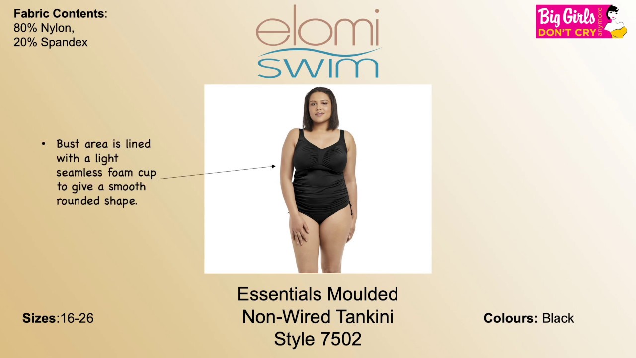 Elomi Swim Essentials Style 7502 | Big Girls Don't Cry Anymore