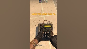 HOW TO HIDE THE C4 ON MIRAGE #csgo #counterstrike #cs2 #shorts