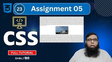 Background Images in CSS: Positioning, Properties & Effects (Shahid Naeem CSS Tutorial) Class 24.