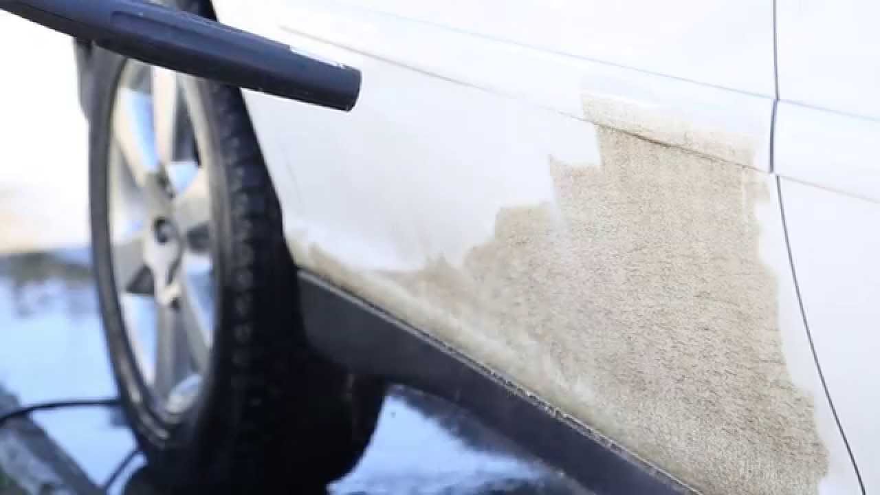 ケルヒャー高圧洗浄機でハリアーを洗車 助手席ドア編 Youtube