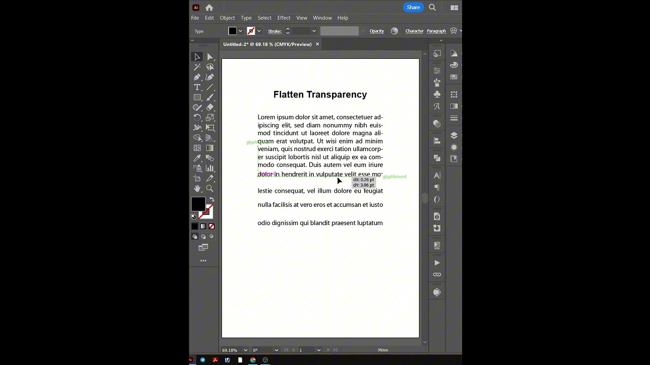Flatten Transparency in Adobe Illustrator || Tutorial. 