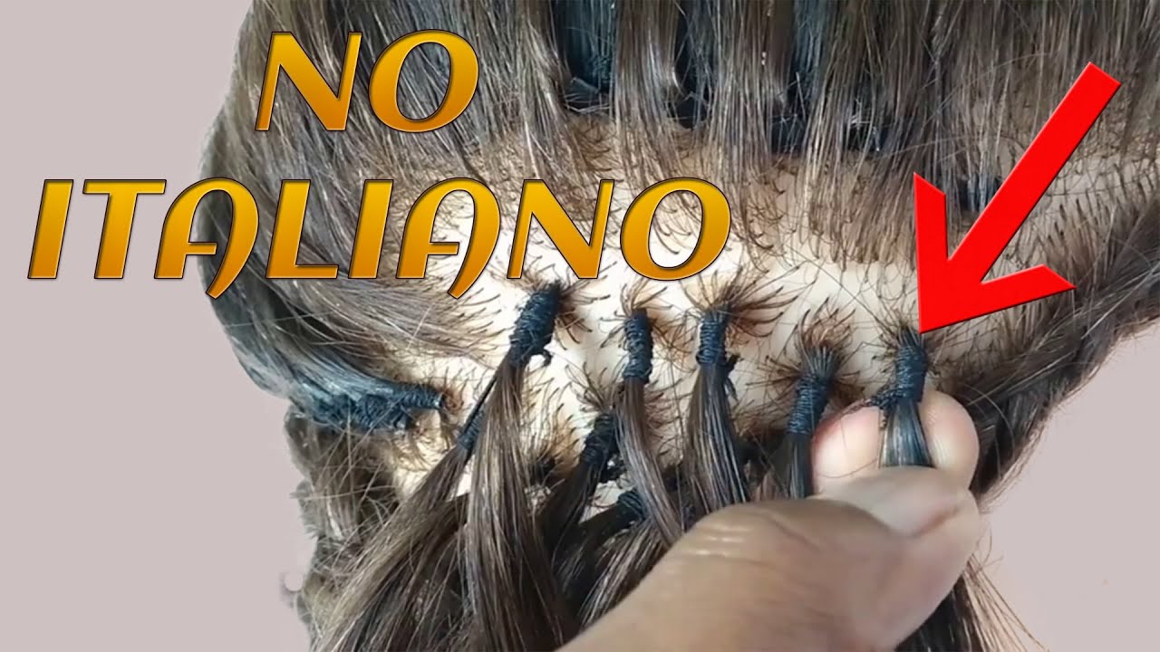 PASSO A PASSO MEGA HAIR NO ITALIANO OU FIO A FIO(AMARRADO)  #megahair | LI CARDOSO