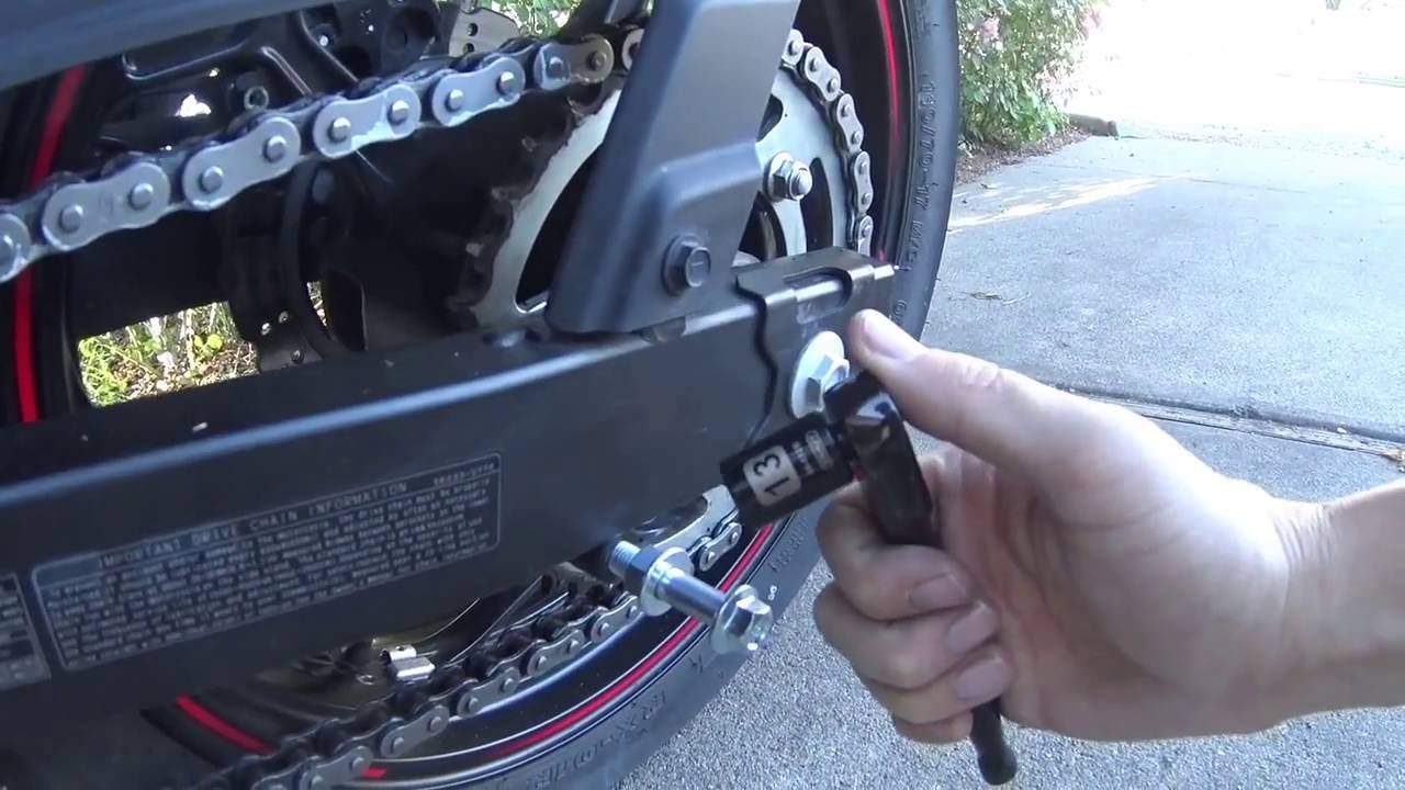 DIY cheap motorcycle spools for rear stand YouTube