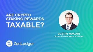 Are crypto staking rewards taxable w/ Justin Macari