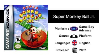 Super Monkey Ball Jr - GBA (2002)
