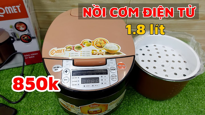 Đánh giá nồi cơm điện comet 8089