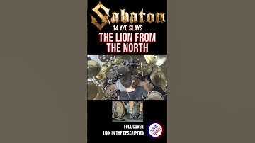 Thumbnail of SABATON | THE LION FROM THE NORTH | DRUM COVER | AGE 14 #shorts #13 #tom-part #end