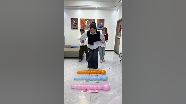 踩气球大挑战！ #家庭 #funny #challenge #亲子 #搞笑