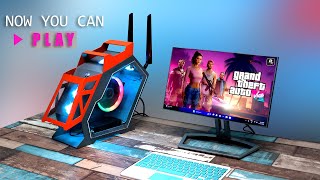 AMAZING! Making the Smallest Gaming PC - i Turn PVC Pipe into Gaming PC