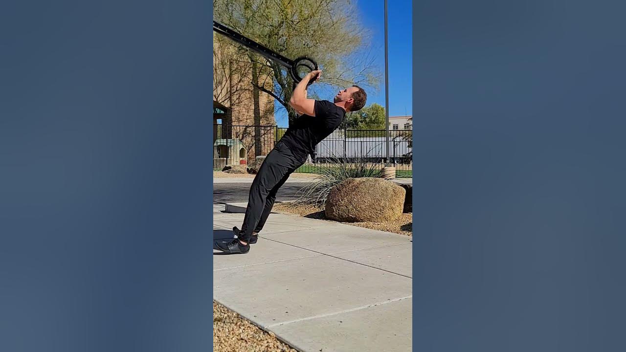 Gymnastics Rings Biceps Curl Progression Single Point Attachment YouTube