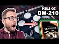 Studio drummer plays tiny entry level NUX DM-210 electronic drums - but they sound HUGE 😲