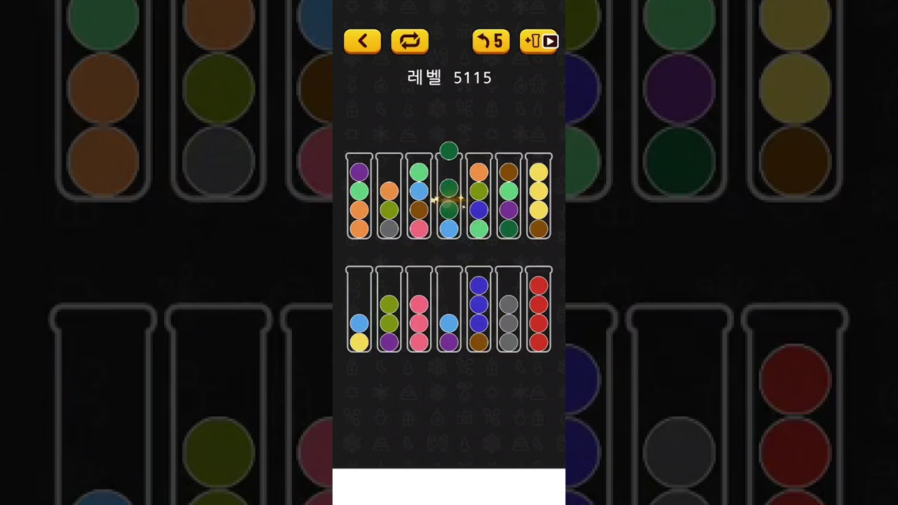 ball sort 5111~5129 #ballsortpuzzle #nocuts 