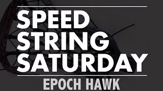 Stringing a Traditional Lacrosse Pocket into a Epoch Hawk Lacrosse Head
