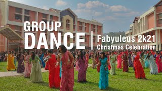 Group Dance | Fabyuleus 2k21 | Christmas Celebration SJCET | Final Year Girls | Viral Dance Full