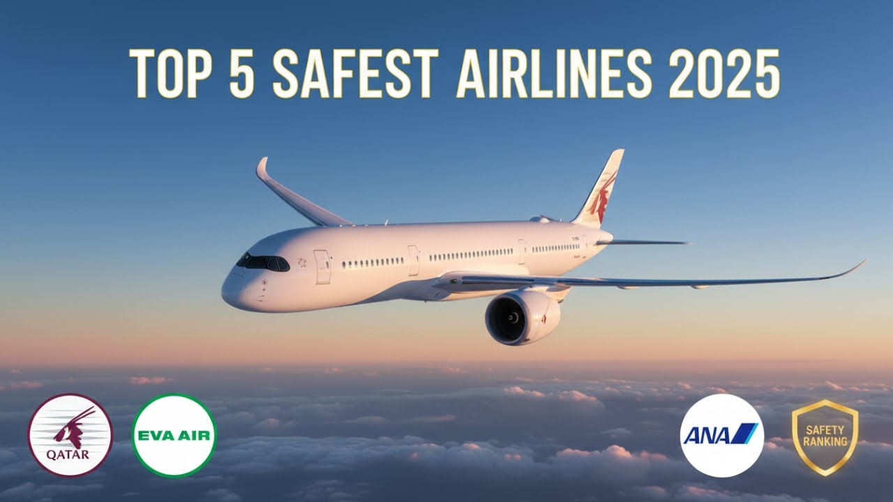 Top 5 Safest Airlines in the World 2025