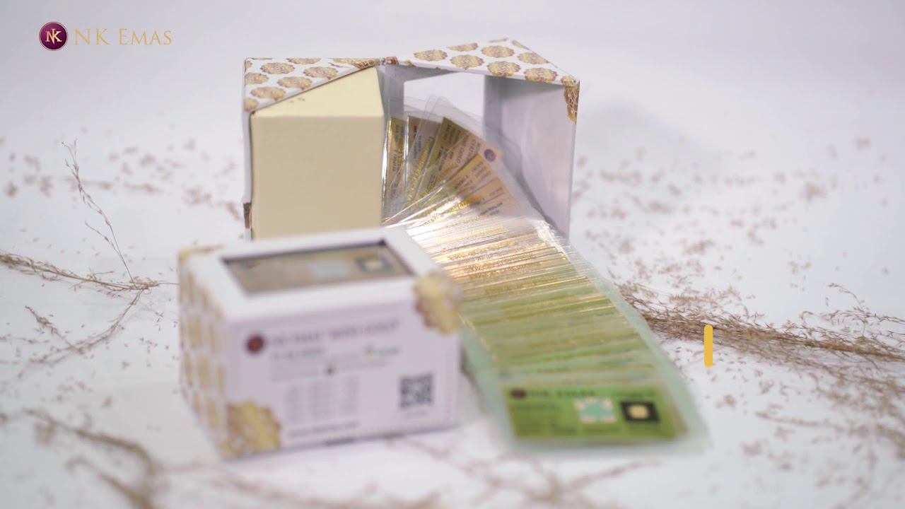 NK Mini Gold 0.05 Gram , Fine Gold 99.99 % produced by PT NK Emas