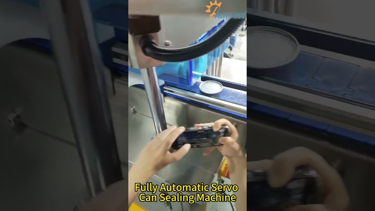 Servo-Driven Can Sealer DEMO | Precision Seams for Food Tin Cans - 99% Leak-Proof 