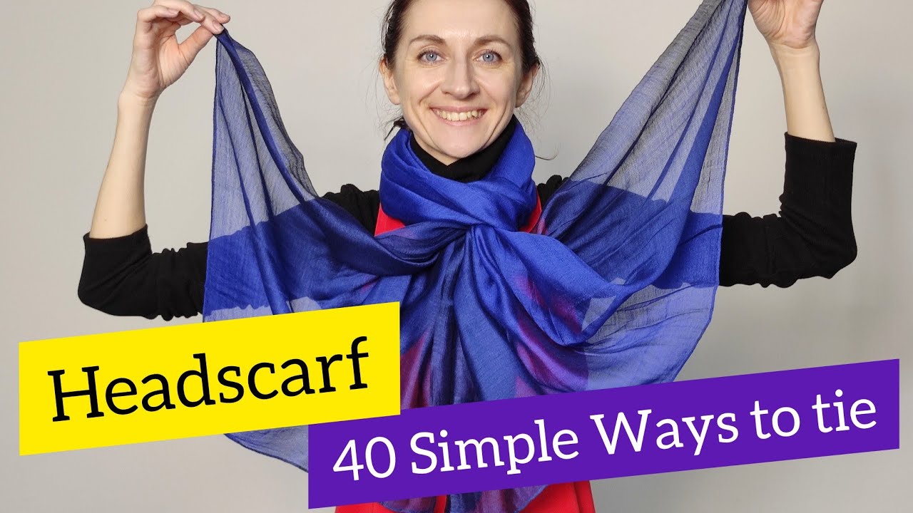 ️‍🔥 40 Simple ways to wear a scarf for women! YouTube
