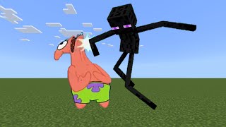 Patrick gets beat up in Minecraft