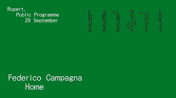 Federico Campagna’s online talk ‘Home’
