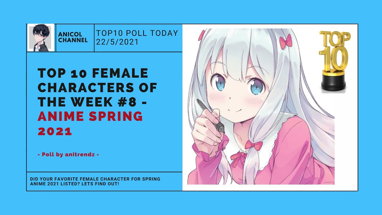 TOP 10 anime female character 2021 YouTube