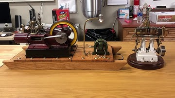 Stuart D10 & Horizontal twin cylinder steam engine