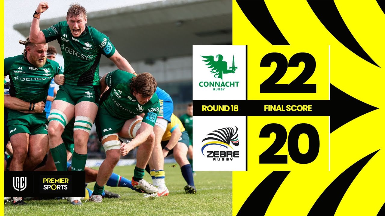 Connacht vs Zebre Parma - Highlights from URC
