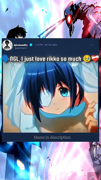 My delusional queen 😩💞 #animemoments #rikka #yuuta #chunibyo #anime #fyp
