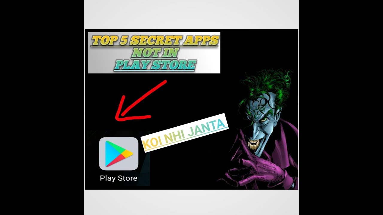 Top 5 secret android apps not in play store - YouTube