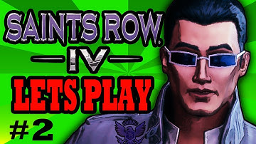 Saints Row 4 Gameplay - Co-Op PC with BelowTheShoe Part 2 - Clown President & Roided-Out ET