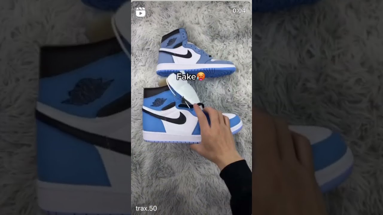 Real Fake Check Jordan 1 Sky Blue Sneaker Nikejordan Basketballshoes Jordan1 Sneakerhead