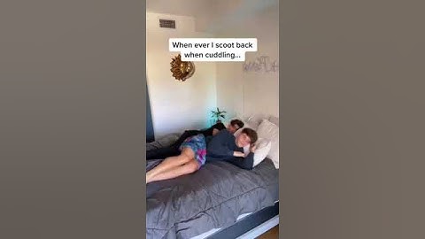 When ever I scoot back when cuddling 🥄 #shorts | Nicky and Pierre #NiPi