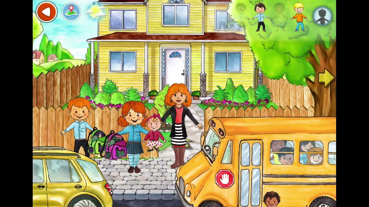 My home plus oynuyorum. Okula gidiyoruz