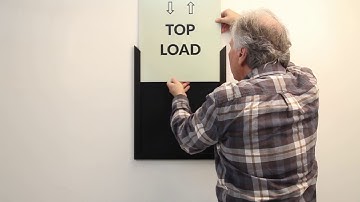 Top and Side Load Slide-In Poster and Sign Frames at Displays4Sale.com