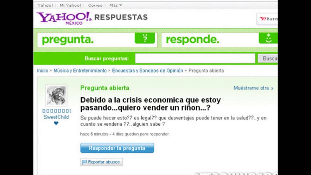 Preguntas estupidas del Yahoo Respuestas.wmv - YouTube
