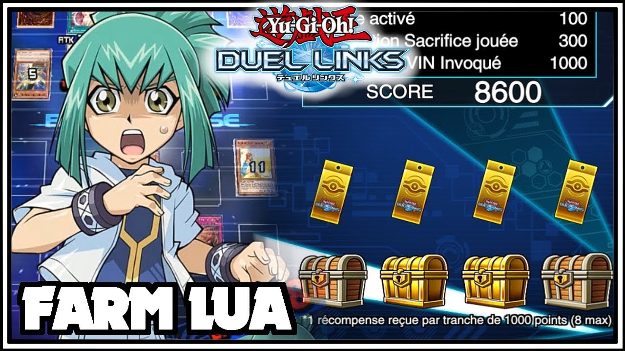 Farm Deck Lua Lv40 7-8000+ Score | Yu-Gi-Oh Duel Links FR