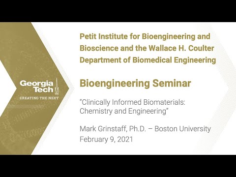 Bioengineering Seminar Series