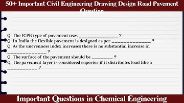 MCQ Questions Civil Engineering Drawing Design Road Pavement with Answers